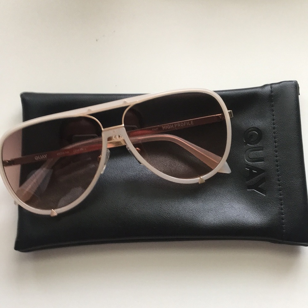 Quay Australia High Profile Aviator Sunglasses